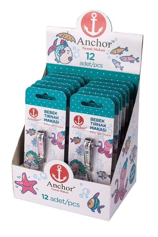 Anchor Bebek Tırnak Makası GX605 x12 li Paket