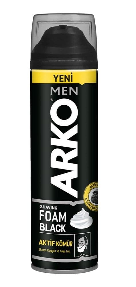 Arko 200 Ml Tıraş Köpüğü Black x6 lı Paket