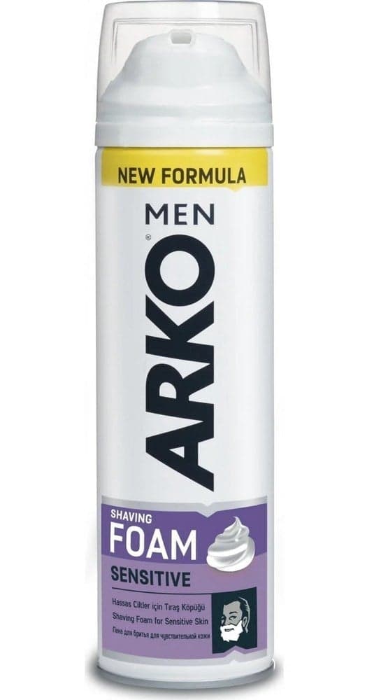 Arko 200 Ml Tıraş Köpüğü Sensitive x6 lı Paket