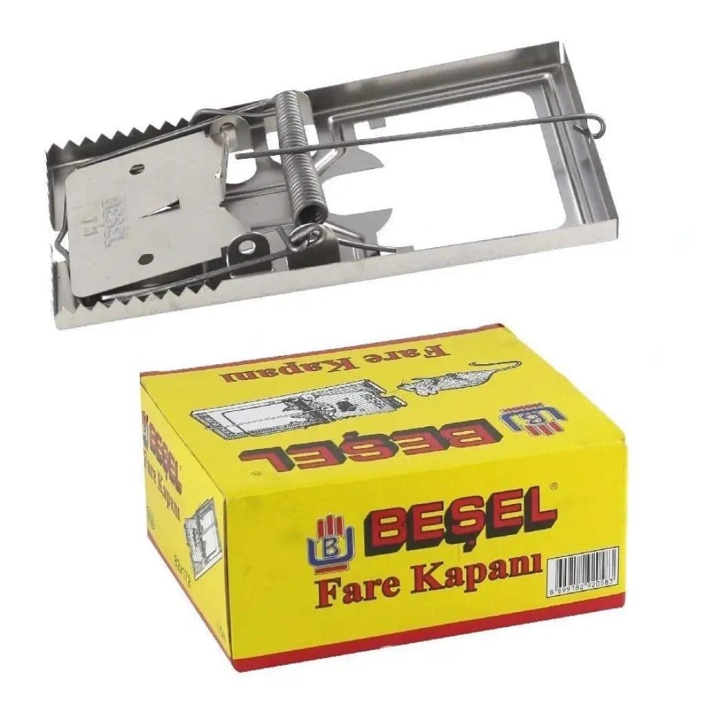 Beşel Fare Kapanı 82x172 x12 li Paket