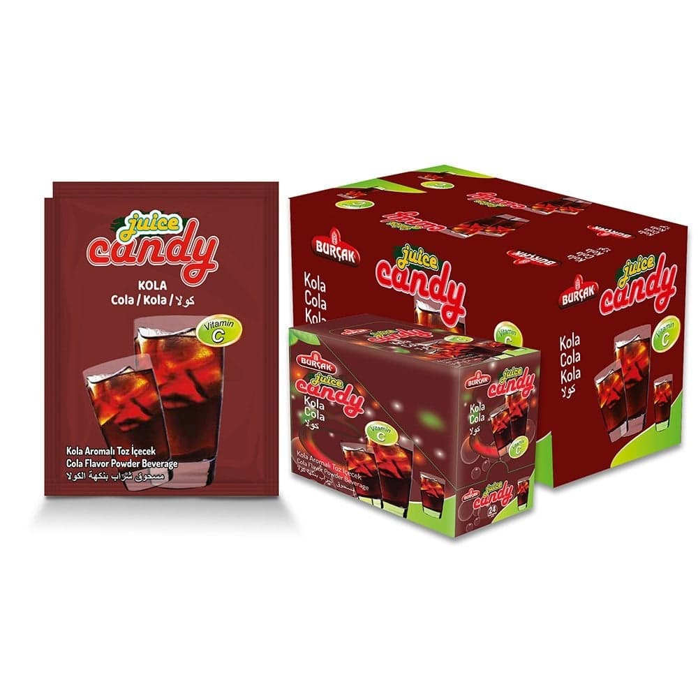Burçak Fresh 9 gr Kola Aromalı Toz İçecek x24 lü Paket