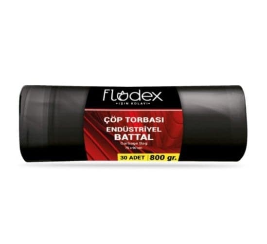Flodex Çöp Poşeti Battal 30 Adetli 800 Gr Endüstriyel
